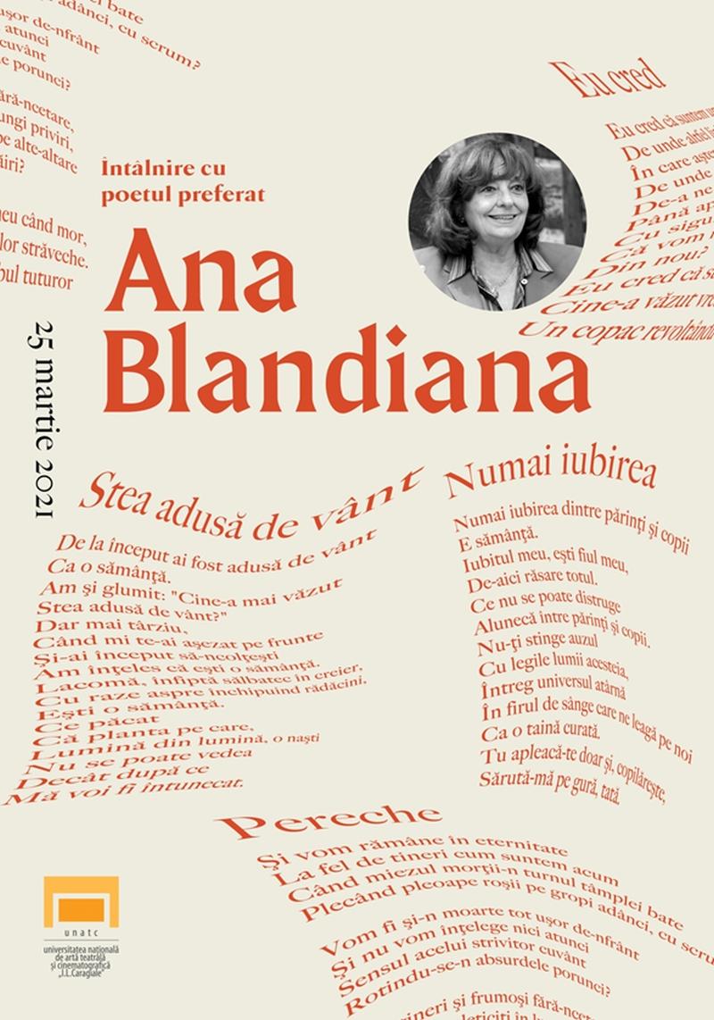 Întâlnire cu poetul preferat – Ana Blandiana
