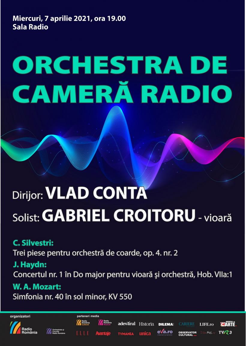 LIVE de la SALA RADIO: concert Silvestri, Haydn, Mozart