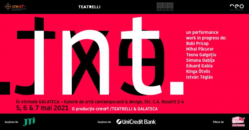 „INT. EXT.”, un performance-manifest despre condiția artistului în pandemie, LIVE în vitrinele Galateca