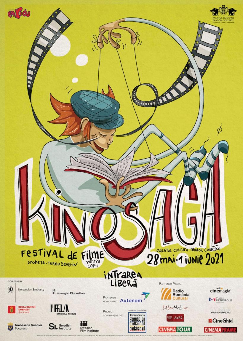 Festivalul de filme pentru copii KINOSAGA între 28 mai și 1 iunie 2021 la Drobeta-Turnu Severin