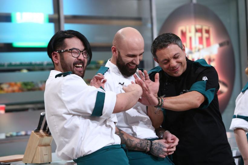 Echipa verde a pierdut încă un bucătar în sezonul 9  Hit-ul chefilor Bontea, Dumitrescu și Scărlătescu,  temă culinară la Chefi la cuțite