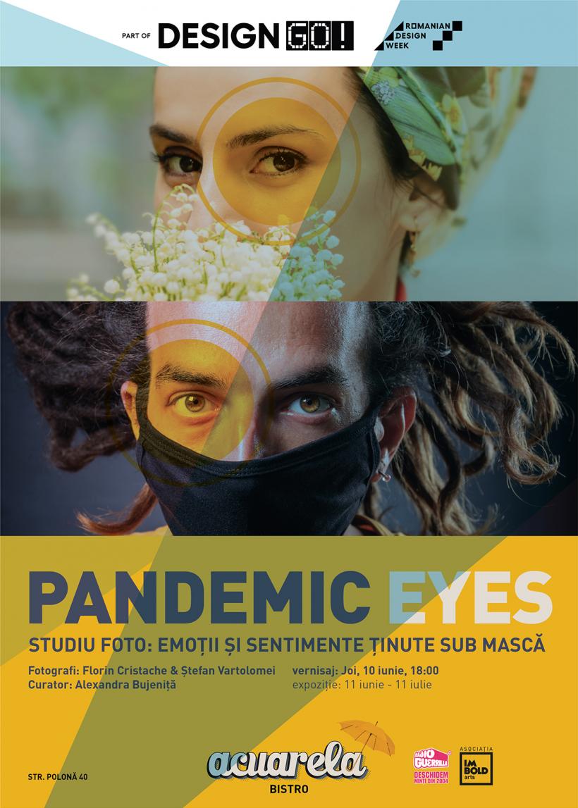 PANDEMIC EYES - studiu foto despre emoții și sentimente ținute sub mască