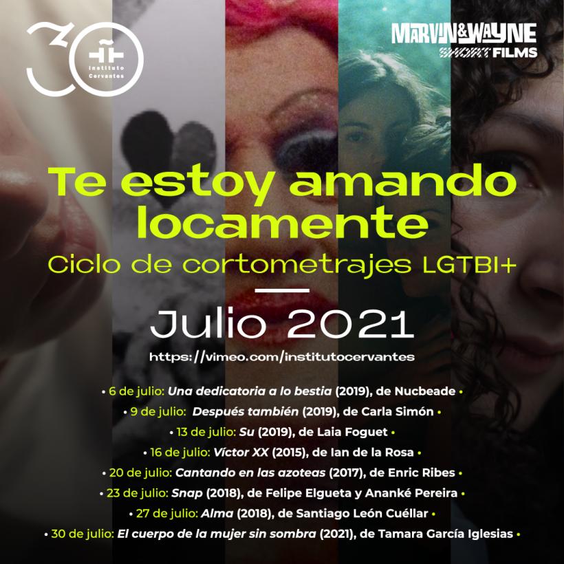 O sărbătoare a diversității. Serie de scurtmetraje LGTBI+, pe canalul de Vimeo al Institutului Cervantes, în luna iulie