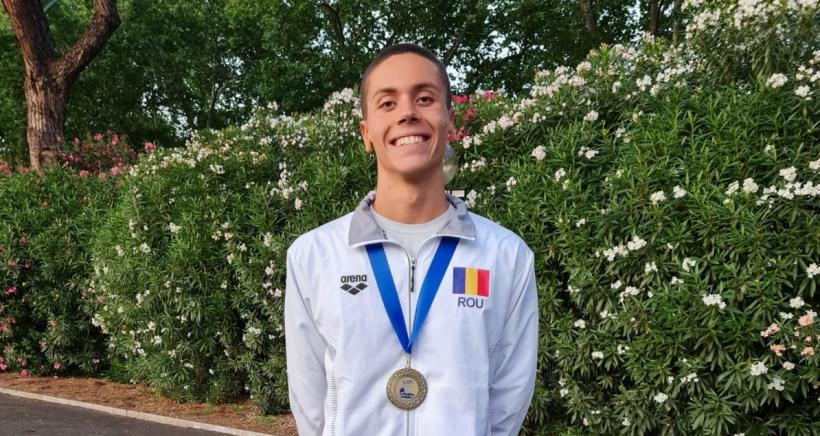 David Popovici, al treilea aur la Campionatele Europene de înot pentru juniori