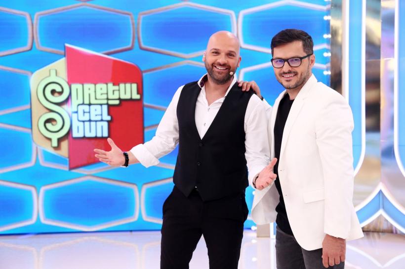 Liviu Vârciu și Andrei Ștefănescu au început filmările  pentru quiz show-ul Prețul cel bun