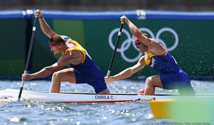 Cătălin Chirilă și Victor Mihalachi, locul 5 în finala olimpică de canoe dublu 1000 m