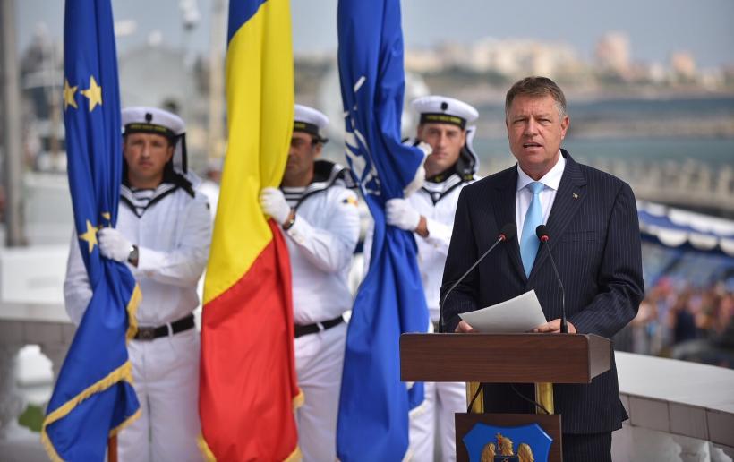 Preşedintele Iohannis participă  la festivităţile organizate de Ziua Marinei