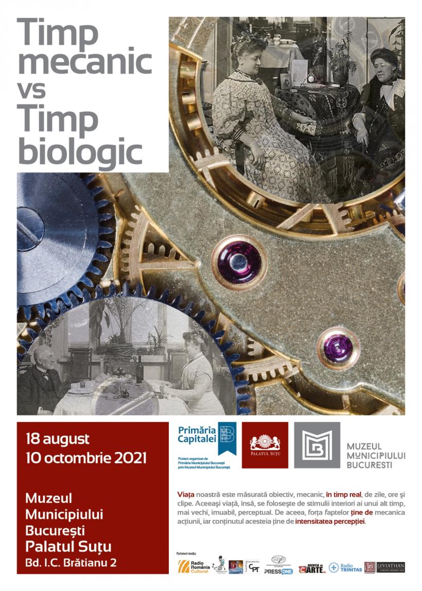 „Timp mecanic vs Timp biologic” – o expoziție fără precedent  la Palatul Suțu