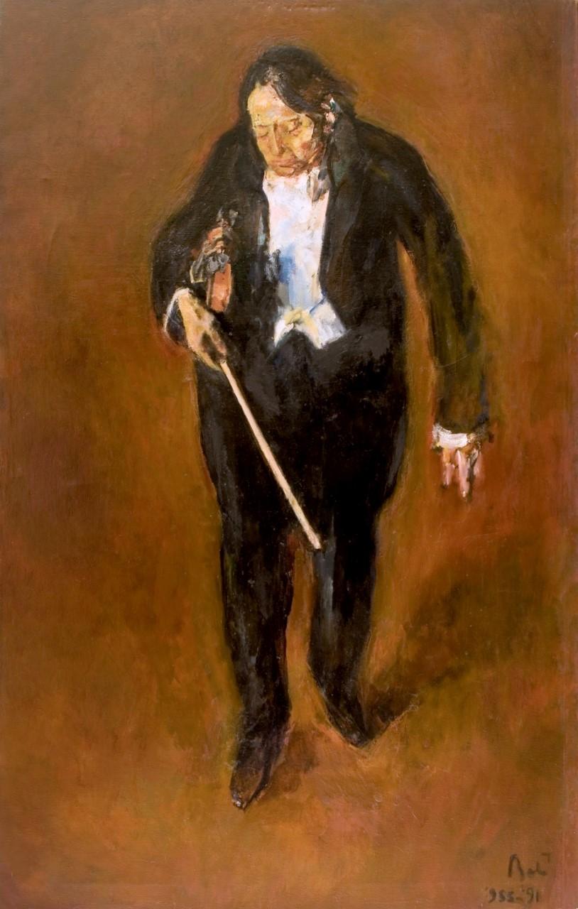 Debut de septembrie la MNAR: Lucrarea George Enescu de Corneliu Baba,  expusă acum în Galeria Națională