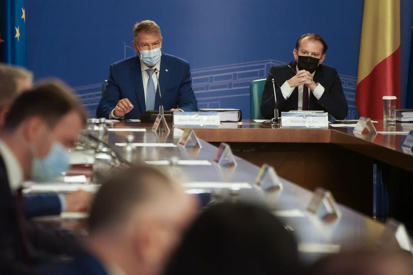 Întâlnirea Iohannis - Cîţu pe tema crizei guvernamentale s-a încheiat