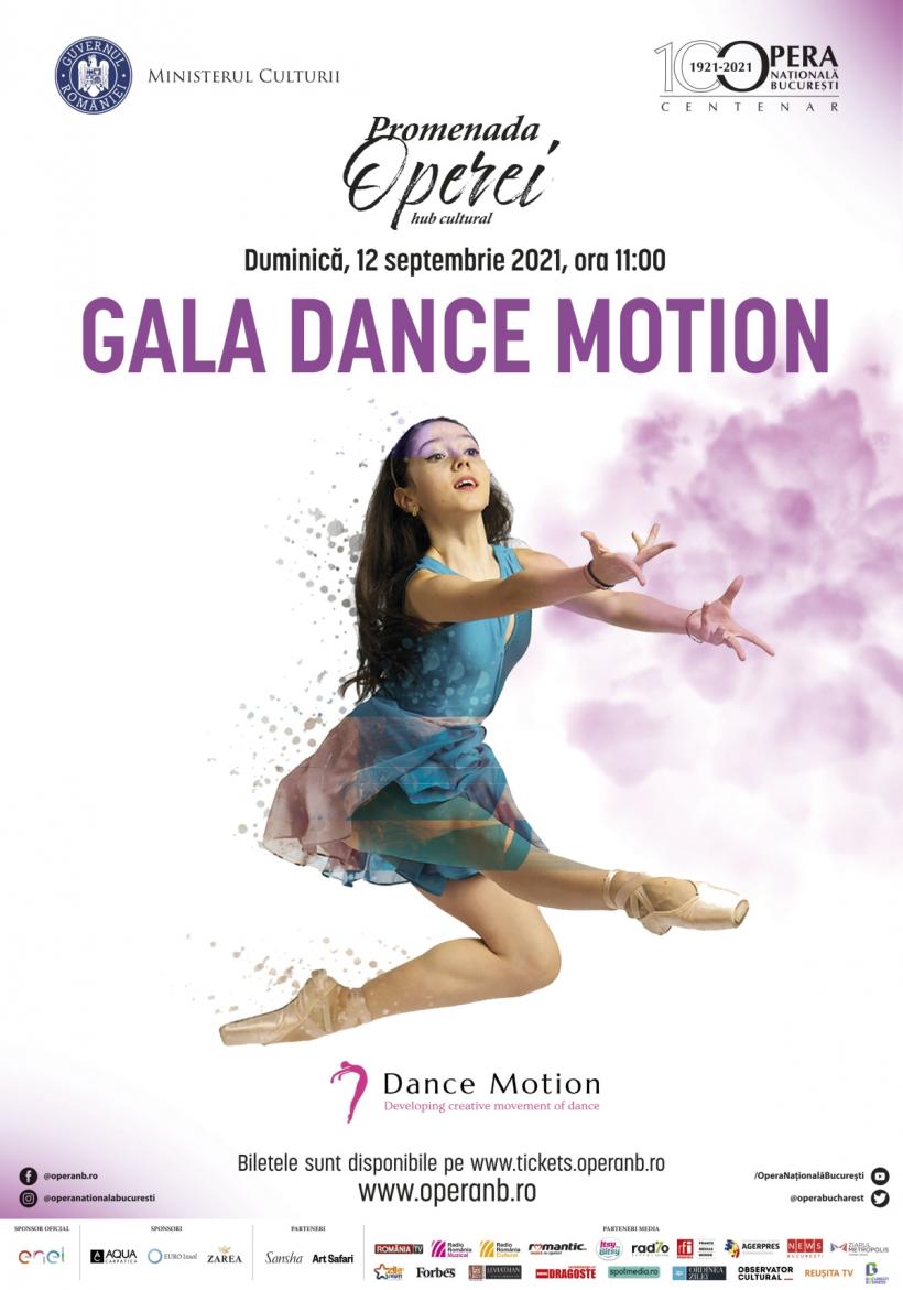 Gala Dance Motion din anul acesta în cadrul Promenadei Operei 2021