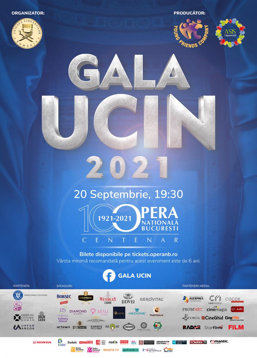  50 de ani de Gala UCIN, celebrați pe scena Operei Naționale București