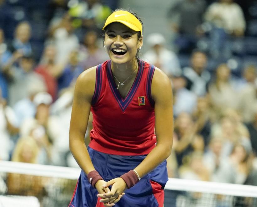 Victorie incredibilă! Emma Răducanu, jucătoare cu origini româneşti, a câştigat US Open 2021