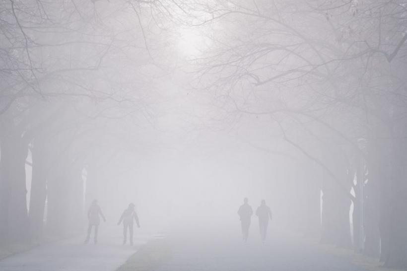 Cod galben de ceață în Moldova și Transilvania