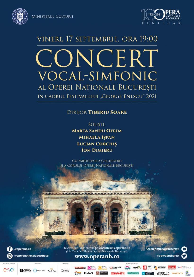 Festivalul Internațional „George Enescu” vine pe scena Operei Naționale București pe 17 septembrie