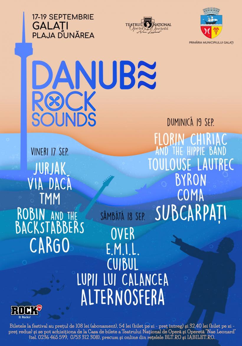 Începe Danube Rock Sounds la Galați