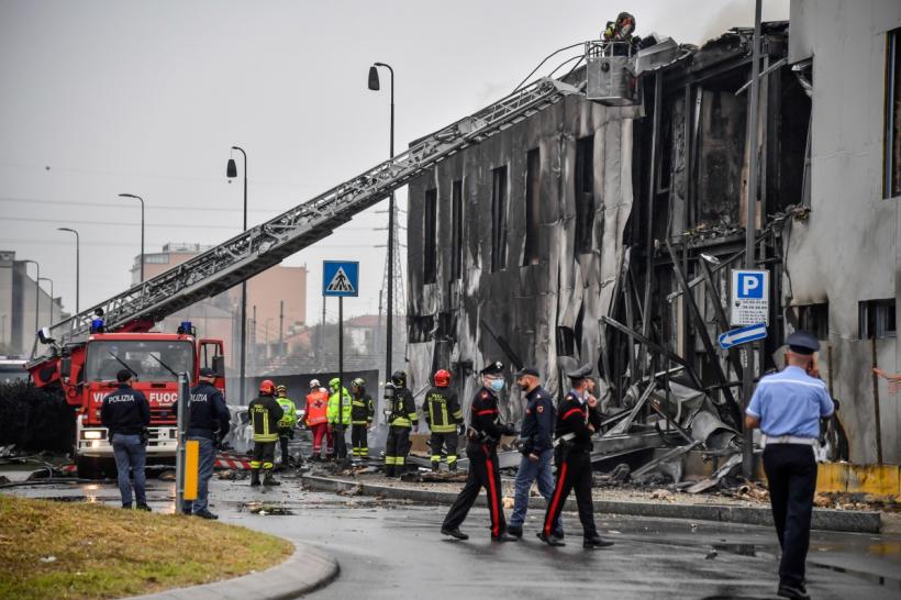 MAE: Șapte din cele opt persoane decedate în accidentul aviatic din Milano sunt români