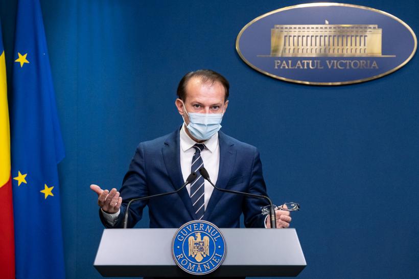 Premierul interimar Florin Cîţu face apel la populație să se vaccineze anti COVD-19