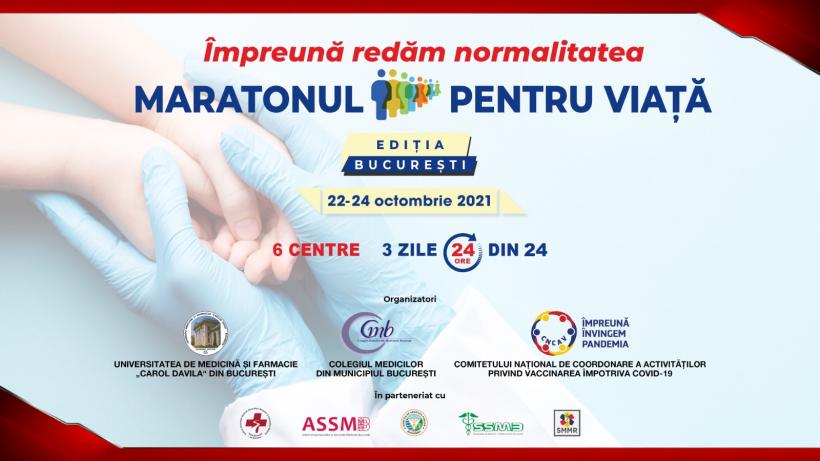 Maraton de vaccinare în București. Durează trei zile