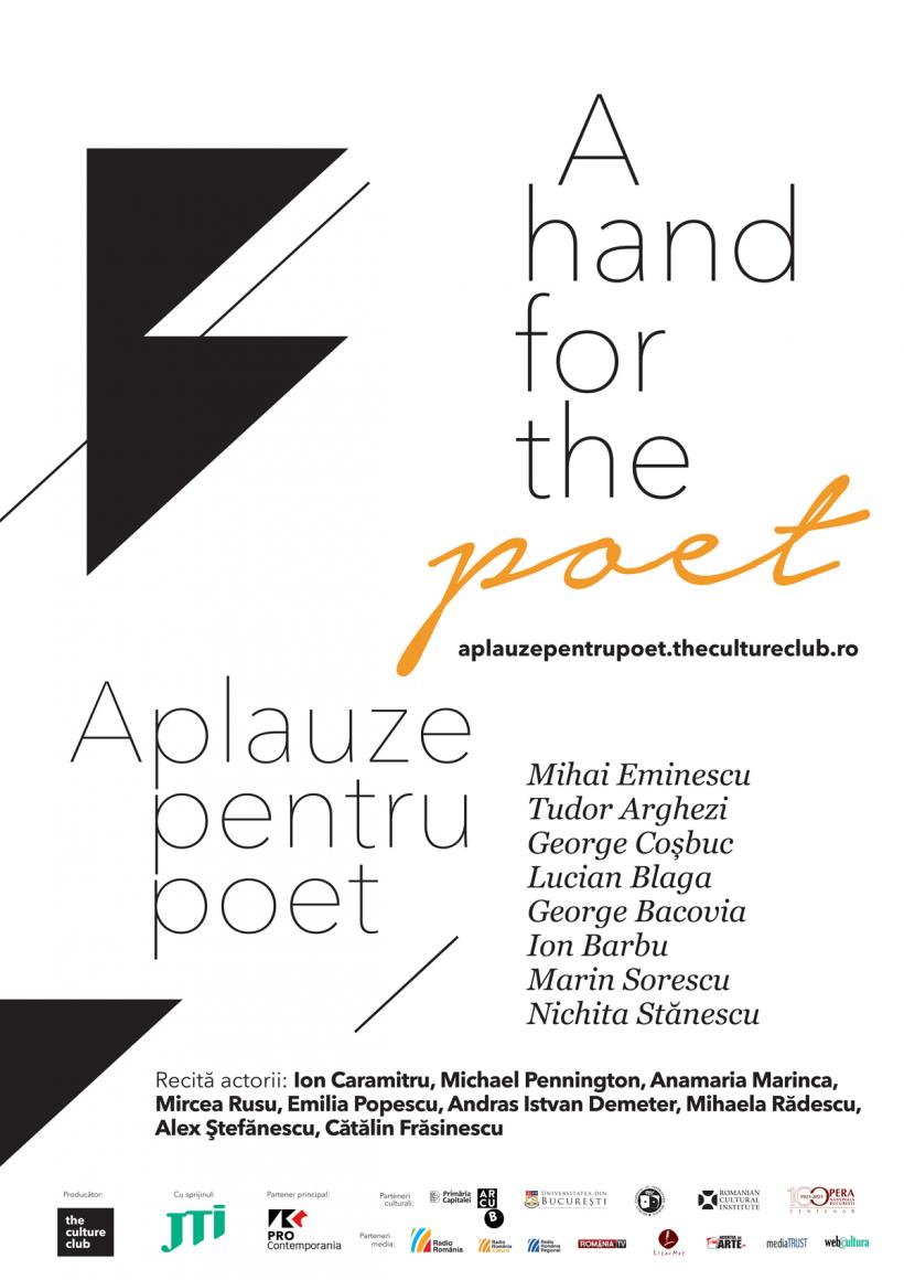 Aplauze pentru poet / A Hand for the Poet – repere poetice din cultura română