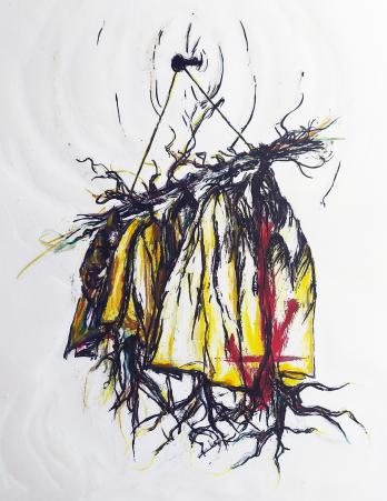 Artistul spaniol Luis Moro prezintă expoziția de gravuri „Versuri încrucișate. Blandiana - Cărtărescu”