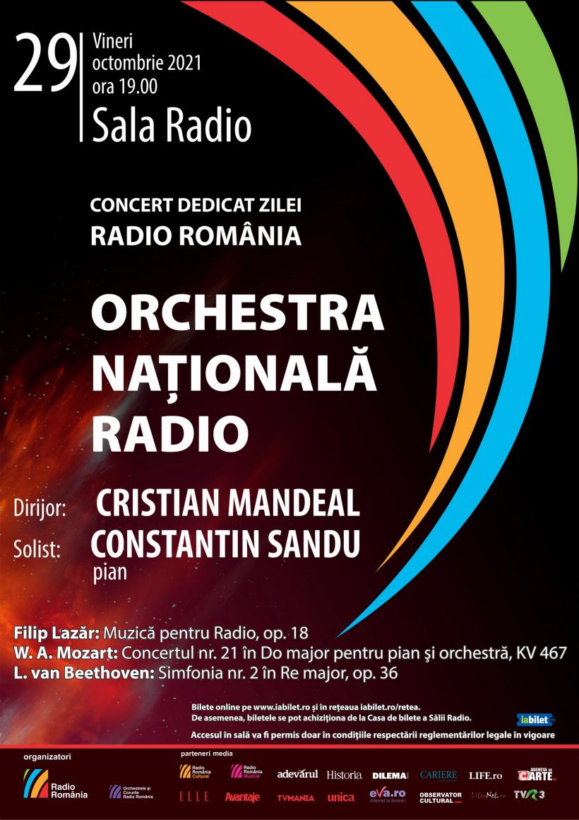 CRISTIAN MANDEAL DIRIJEAZĂ  CONCERTUL DEDICAT CELOR 93 ANIVERSAȚI DE RADIO ROMÂNIA