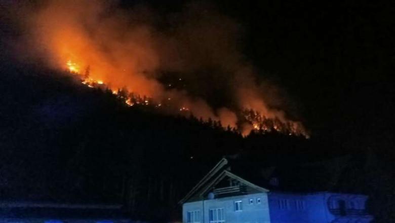 UPDATE A șasea zi a incendiului DEVASTATOR de la Oituz. Au ars 36 de hectare de pădure