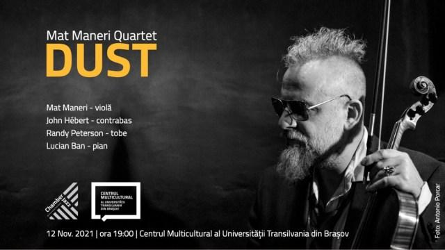 DUST – Mat Maneri Quartet la Teatrul Maghiar de Stat Cluj!
