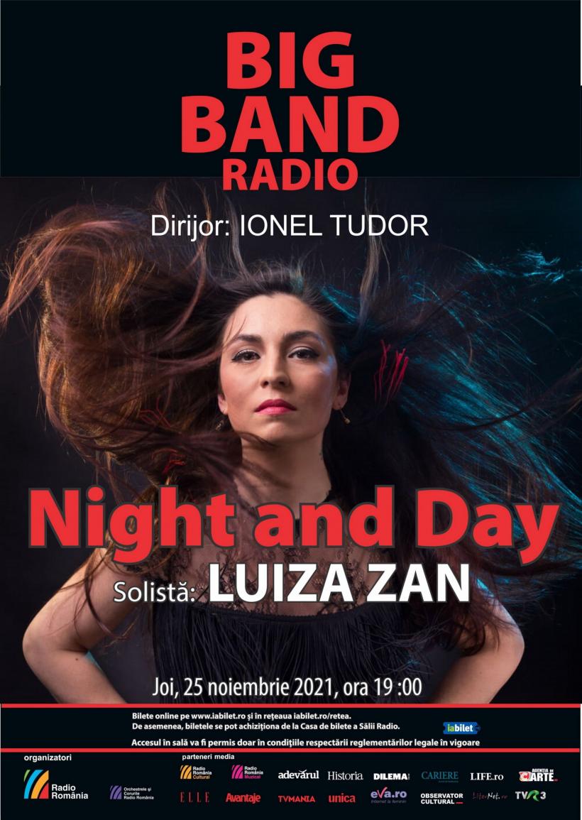 CONCERT ȘI LANSARE DE ALBUM la SALA RADIO: LUIZA ZAN – „NIGHT AND DAY”