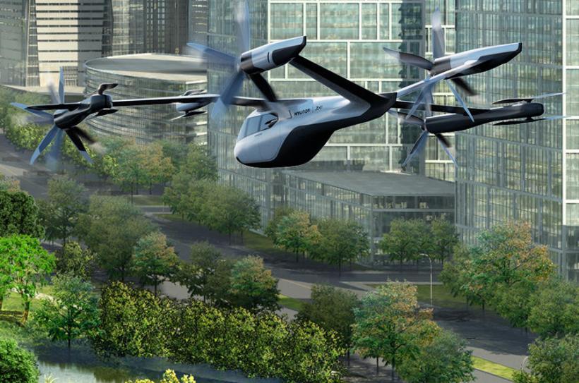 Taxiuri zburătoare din 2030