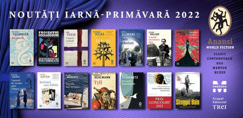 Romanele laureate cu Goncourt 2021, Booker Prize 2020, noi cărți de Elena Ferrante și Leïla Slimani, în colecția Anansi World Fiction