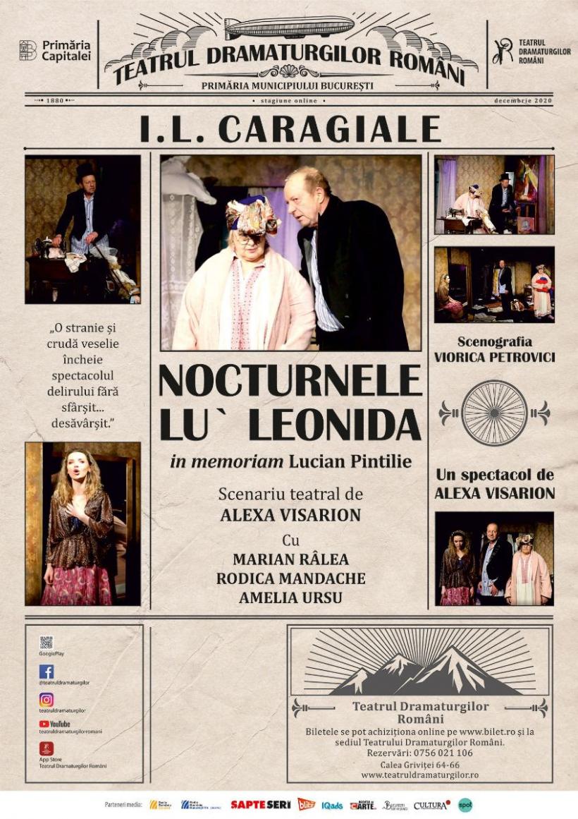 Un spectacol de Teatru la cinema: NOCTURNELE LU' LEONIDA