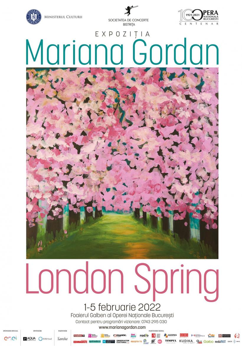 Vernisajul expoziției „London Spring” al Marianei Gordan, la Opera Națională București