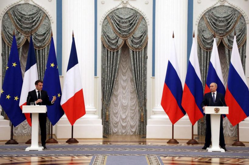 O nouă discuție Macron-Putin despre criza de la granița ruso-ucraineană 