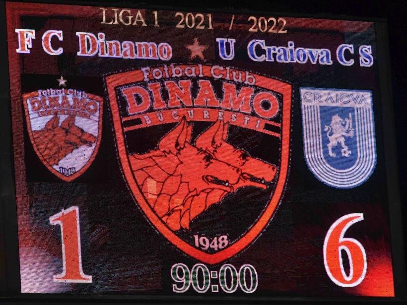 Depunctarea celor de la Mediaș salvează Dinamo de la retrogradare