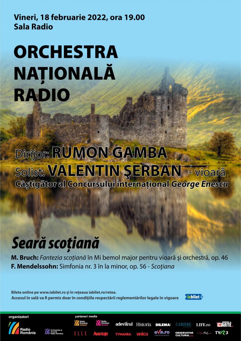 Câștigător al ultimei ediții a Concursului Internațional „George Enescu”,  violonistul VALENTIN ȘERBAN invitat la SALA RADIO