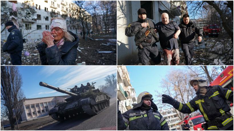 Război în Ucraina. Imaginile groazei după bombardamentele rusești