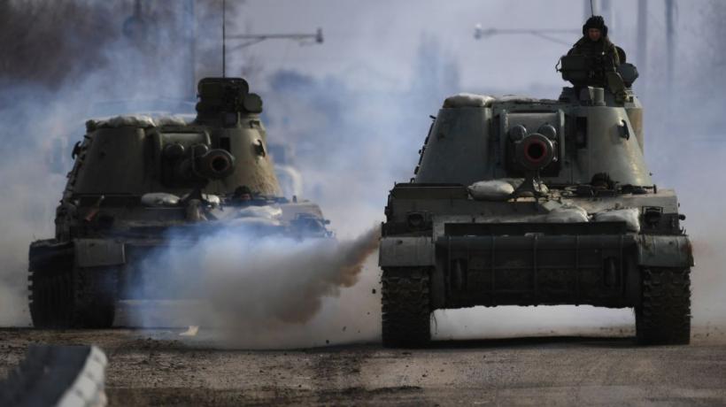 Armata ucraineană a aruncat în aer podul de lângă Kiev, oprind o coloană de tancuri rusești