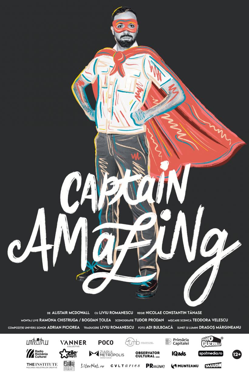 „Captain Amazing” - un ping-pong permanent într-o lume de personaje imaginare, pe 25 februarie la unteatru 18777809