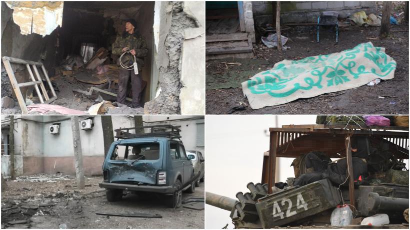 Imagini teribile din Ucraina, după prima zi de război. Rachetele rusești au lovit numeroase locații civile. Printre victime se numără cel puțin doi copii