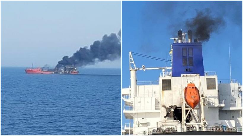 Nava Namura Queen din Marea Neagră, lovită de o rachetă 18777796