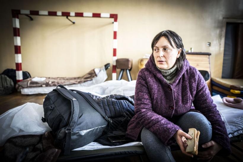 Imaginile disperării de la granițele Ucrainei. Sute de mii de refugiați au părăsit țara 18777918