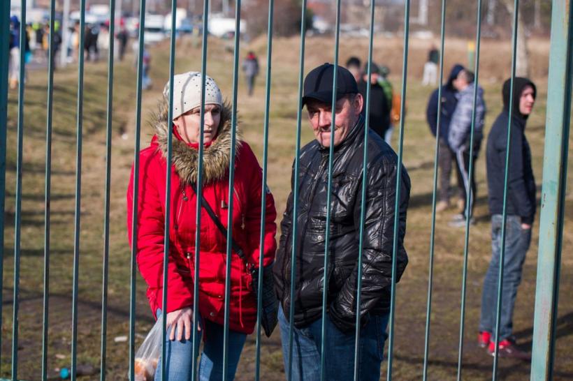 Imaginile disperării de la granițele Ucrainei. Sute de mii de refugiați au părăsit țara 18777924