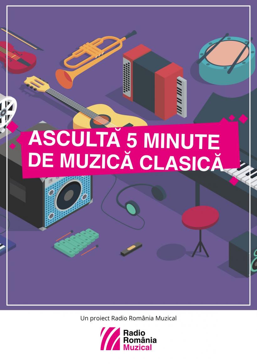 “Ascultă 5 minute de muzică clasică” – pentru pace și solidaritate, între 1 și 31 martie