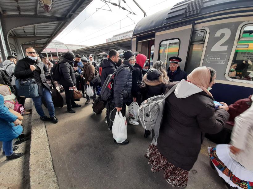 CFR se implică activ în asigurarea condiţiilor necesare preluării refugiaţilor din Ucraina