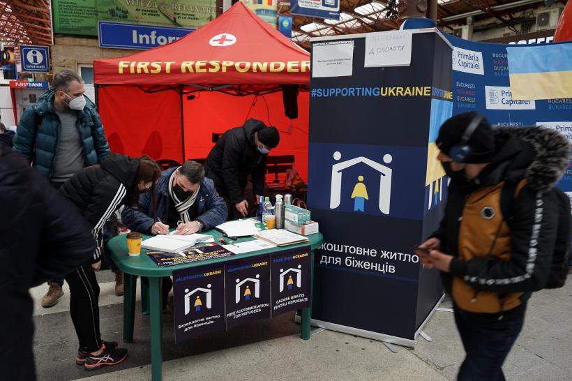 Un nou spațiu destinat refugiaților la Gara de Nord din București 18778682