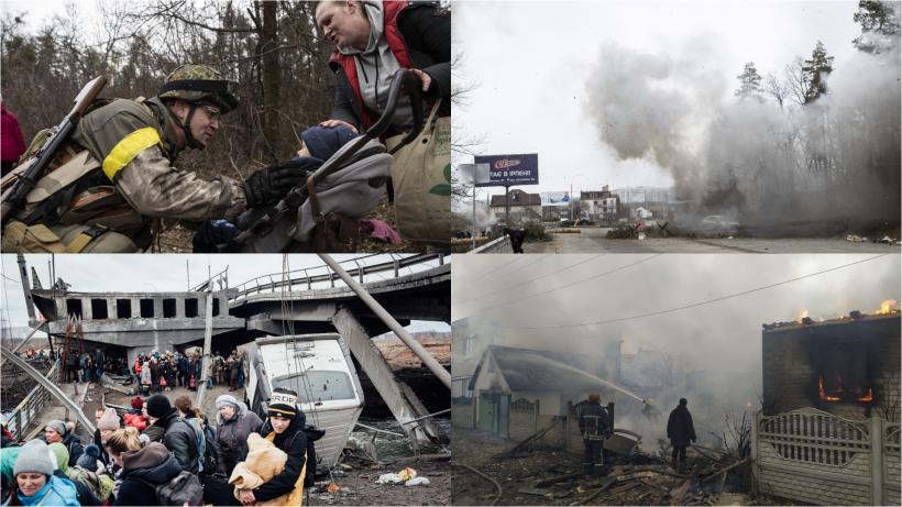 Live TEXT Război în Ucraina, ziua 12. Lupte grele lângă Kiev. Bombardamente puternice asupra Nikolaev. Negocierile ruso-ucrainene au reînceput