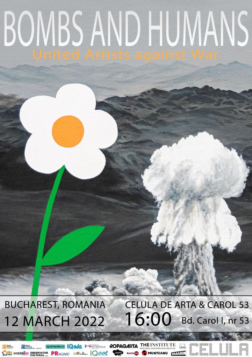 Peste 65 de artiști militează împotriva războiului la Celula de Artă 18779383