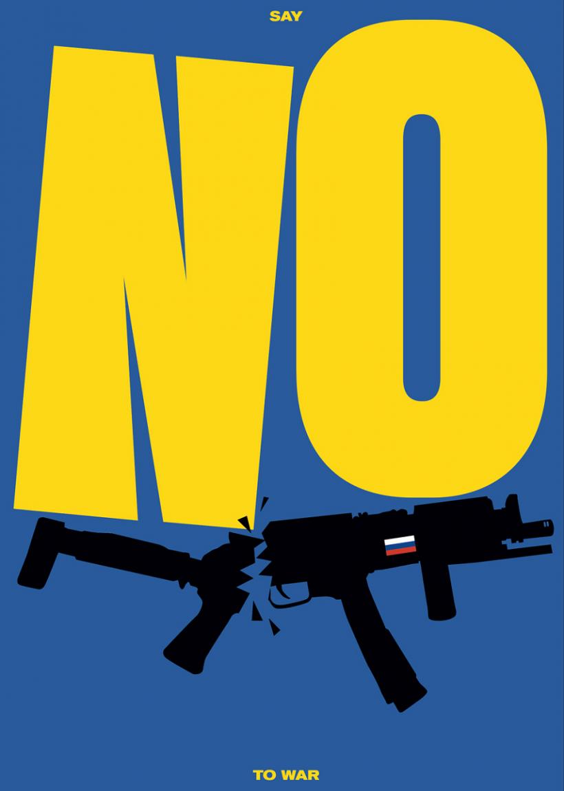 Peste 65 de artiști militează împotriva războiului la Celula de Artă 18779396