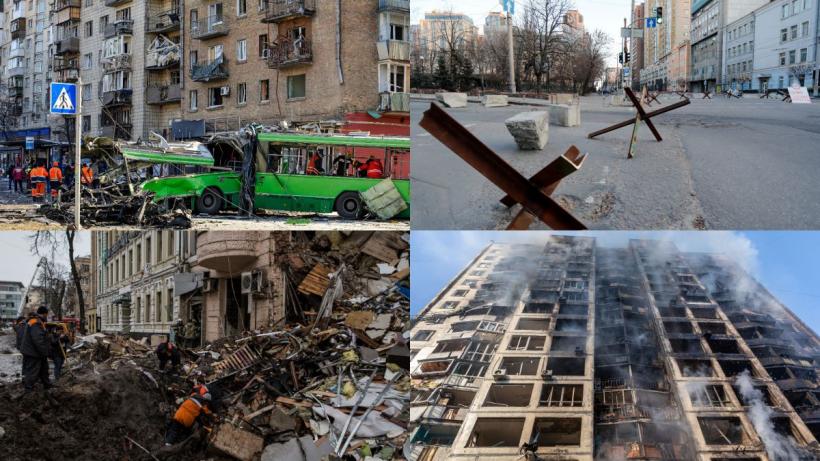 Live TEXT Război în Ucraina, ziua 22. 21 de persoane au murit în Merefa (Harkov) după bombardamentele rusești. Flota militară rusă s-a apropiat de regiunea Odesa